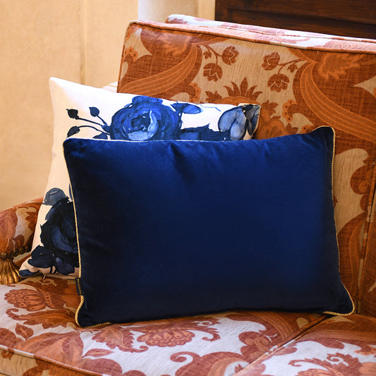 Rettangolo - Blu Scuro Pillow